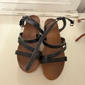 Black Strappy Sandals